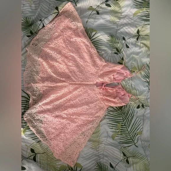 ❤️Fit and Flare A-Line Lace Mini dress🌸 - Picture 3 of 5